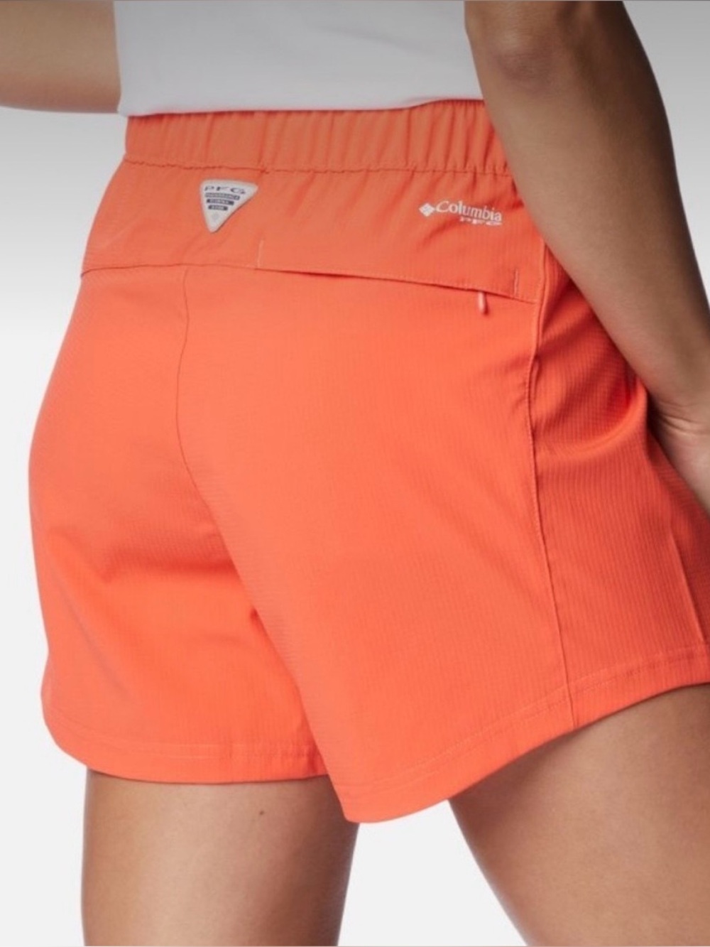 Columbia Women's Small PFG Tamiami Orange Shorts